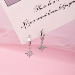Womens Niche - style Star Stud Earrings With A Hexagram Design - Zambeel