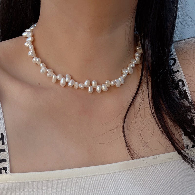 Women's Pearl Necklace Natural Niche - Zambeel
