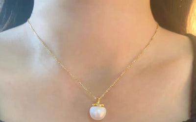 Women's Pearl Necklace Simple And Gentle Non - mainstream Style - Zambeel