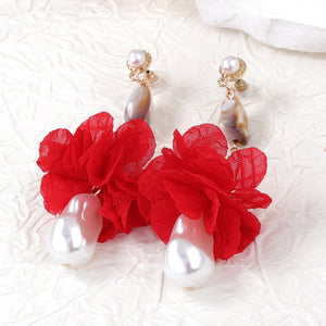Womens Personalized Fabric Yarn Earrings - Zambeel