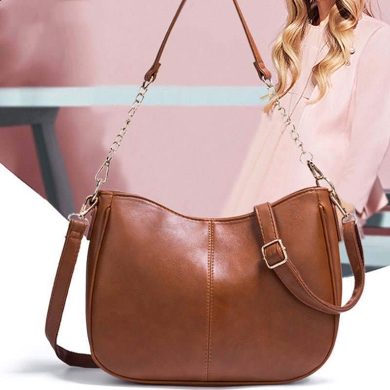 Women's Simple Fashion Shoulder Messenger Bag - Zambeel