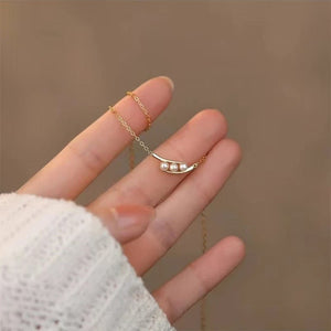 Women's Single - row Pearl Necklace Light Luxury Minority Refined Stylish And Versatile - Zambeel