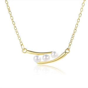 Women's Single - row Pearl Necklace Light Luxury Minority Refined Stylish And Versatile - Zambeel