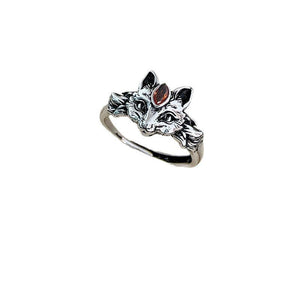 Women's Spirit Fox Ring Exquisite, Fashionable & High - End Minimalist Versatile Band Chic Niche Index Finger Ring - Zambeel