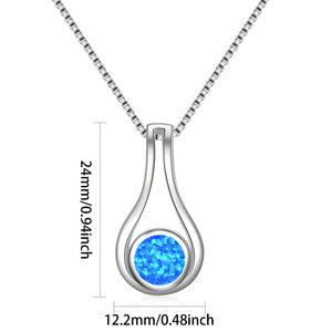 Womens Vase - shaped Necklace Pendant - Zambeel
