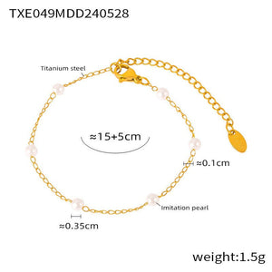 Womens Versatile Round Titanium Steel Bracelet That Wont Fade - Zambeel