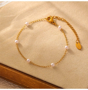 Womens Versatile Round Titanium Steel Bracelet That Wont Fade - Zambeel