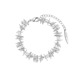 Women's Woven Zircon Bracelet Hollow - out Niche - Zambeel