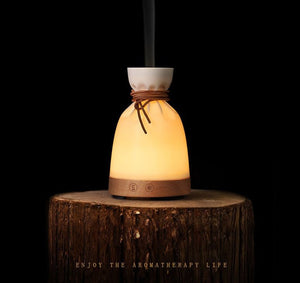 Wood Aromatherapy Desk Lamp Humidifier Aromatherapy Machine - Zambeel