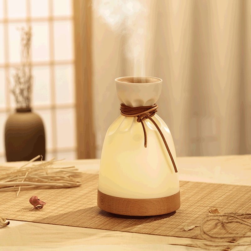 Wood Aromatherapy Desk Lamp Humidifier Aromatherapy Machine - Zambeel