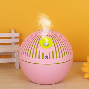 Wood Grain Humidifier Wood Grain Aroma Diffuser 7 Color Light Hollow Essential Oil - Zambeel