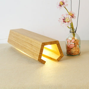Wooden Five - Pointed Lamp - Zambeel