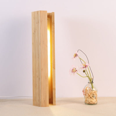 Wooden Five - Pointed Lamp - Zambeel