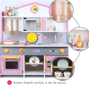 Wooden Kitchen Set Toy © - Zambeel