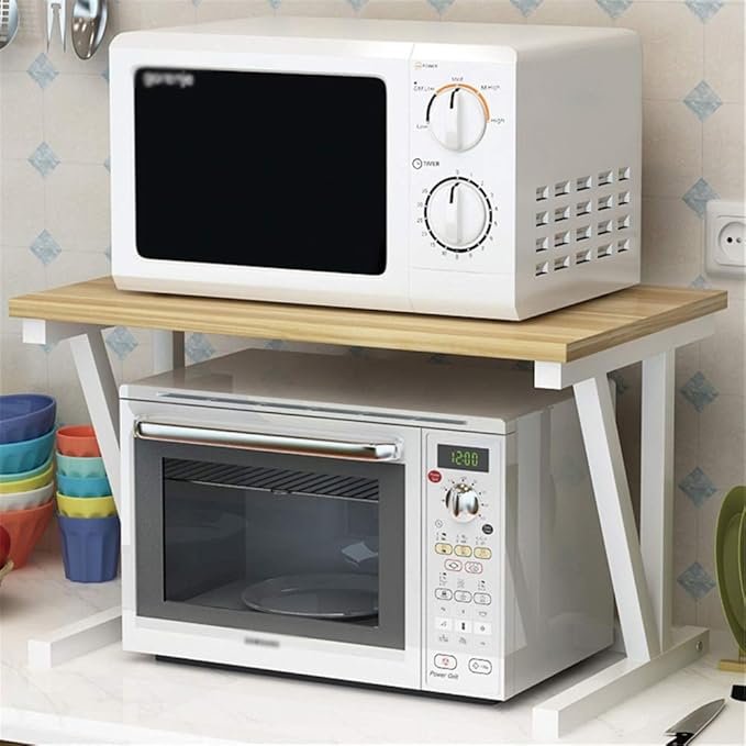 Wooden Microwave Oven Rack - Zambeel
