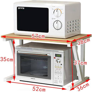 Wooden Microwave Oven Rack - Zambeel