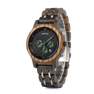 Wooden Watches Men's Business Casual Wooden Watches - Zambeel