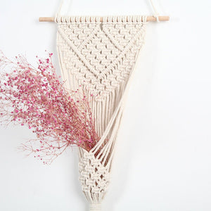 Woven Net Bag Flower Basket Wall Decoration Flower Shop Decoration - Zambeel