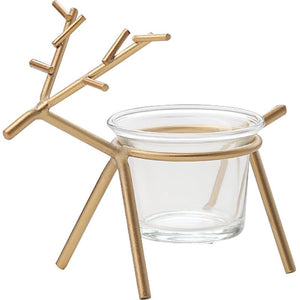 Wrought Iron Fawn Candle Holder - Zambeel