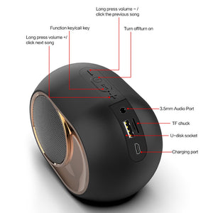 X6 Bluetooth Speaker Subwoofer Wireless - Zambeel