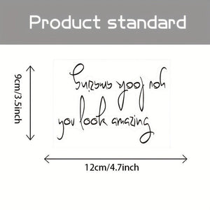 You Look Amazing Vinyl Wall Sticker Wall Decor - Zambeel