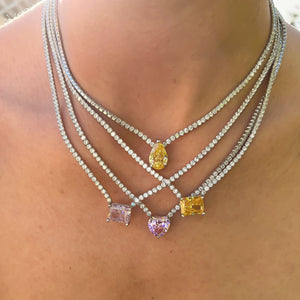 Zircon Chocker Choker Affordable Luxury Style Necklace - Zambeel