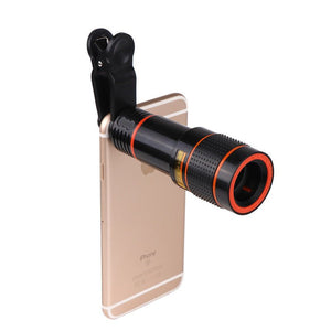 Zoom Mobile Phone Clip - On Retractable Telescope Camera Lens For Galaxy S3 S4 S5 S6 S7 Edge Phone - Zambeel