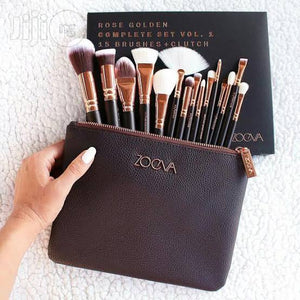 Zovea - Rose Golden Eye Brush Set - Zambeel